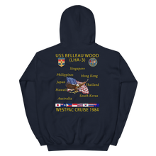 Load image into Gallery viewer, USS Belleau Wood (LHA-3) 1984 Cruise Hoodie