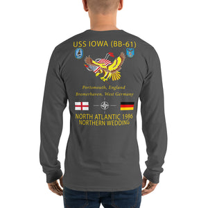 USS Iowa (BB-61) 1986 Long Sleeve Cruise Shirt