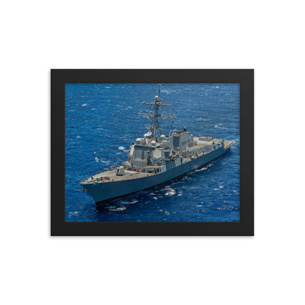 USS Chafee (DDG-90) Framed Ship Photo