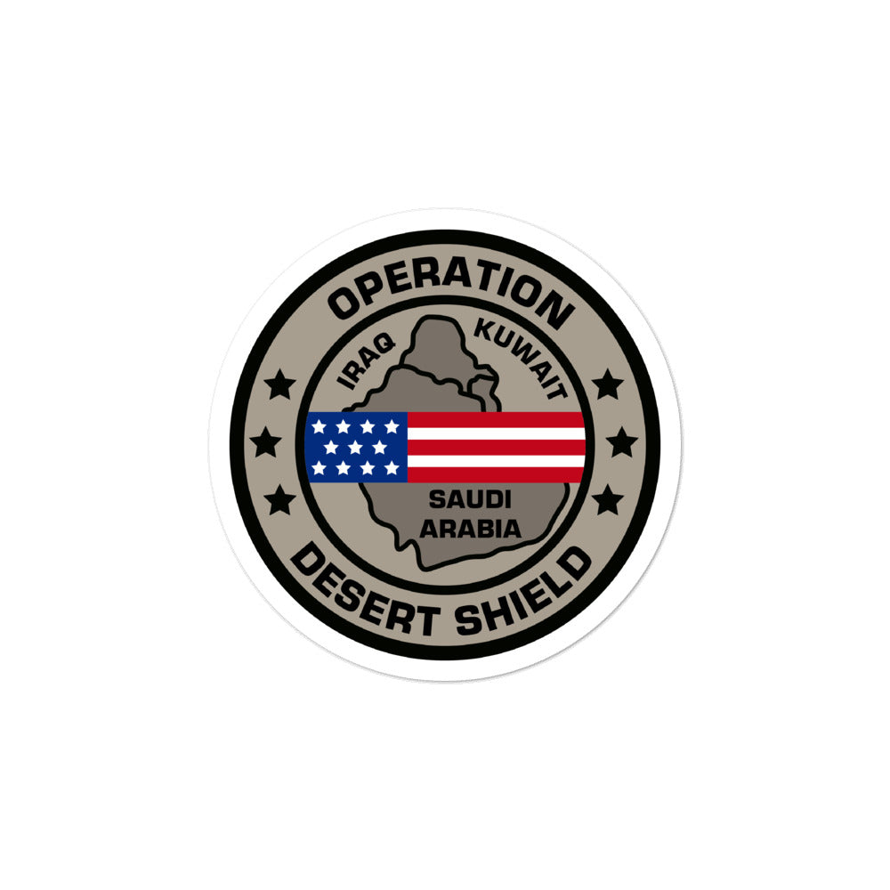 Operation Desert Shield Vinyl Sticker