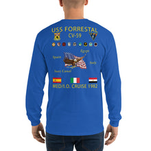 Load image into Gallery viewer, USS Forrestal (CV-59) 1982 Long Sleeve Cruise Shirt