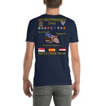 Load image into Gallery viewer, USS Independence (CV-62) 1984-85 Cruise Shirt