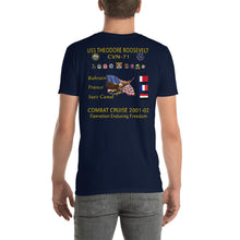 Load image into Gallery viewer, USS Theodore Roosevelt (CVN-71) 2001-02 Cruise Shirt