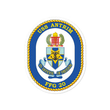 Load image into Gallery viewer, USS Antrim (FFG-20) Ship&#39;s Crest Vinyl Sticker
