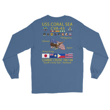 Load image into Gallery viewer, USS Coral Sea (CVA-43) 1967-68 Long Sleeve Cruise Shirt