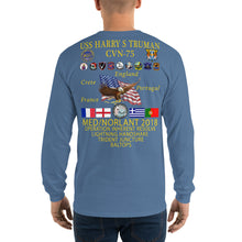 Load image into Gallery viewer, USS Harry S. Truman (CVN-75) 2018 Long Sleeve Cruise Shirt