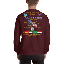 Load image into Gallery viewer, USS Dwight D. Eisenhower (CVN-69) 1991-92 Cruise Sweatshirt
