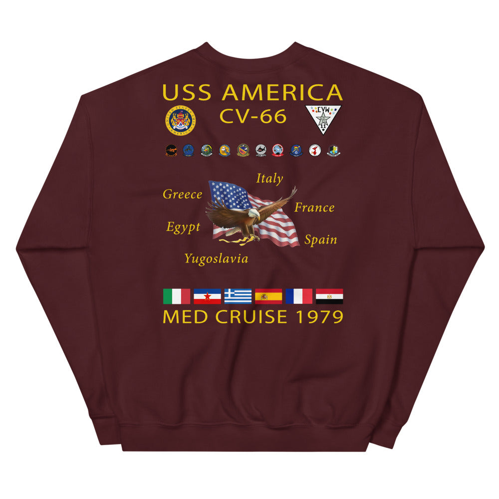 USS America (CV-66) 1979 Cruise Sweatshirt