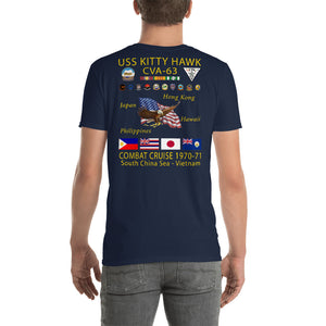 USS Kitty Hawk (CVA-63) 1970-71 Cruise Shirt
