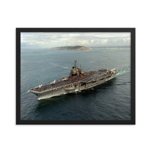 Load image into Gallery viewer, USS Ranger (CV-61) Framed Ship Photo