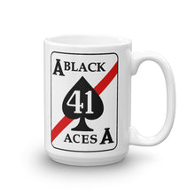 Load image into Gallery viewer, VFA-41 Black Aces Squadron Crest Mug