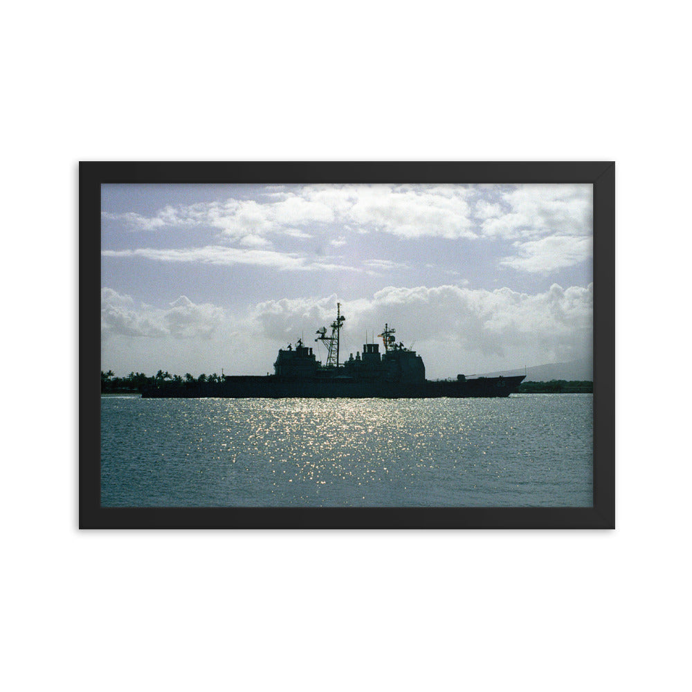 USS Chosin (CG-65) Framed Ship Photo