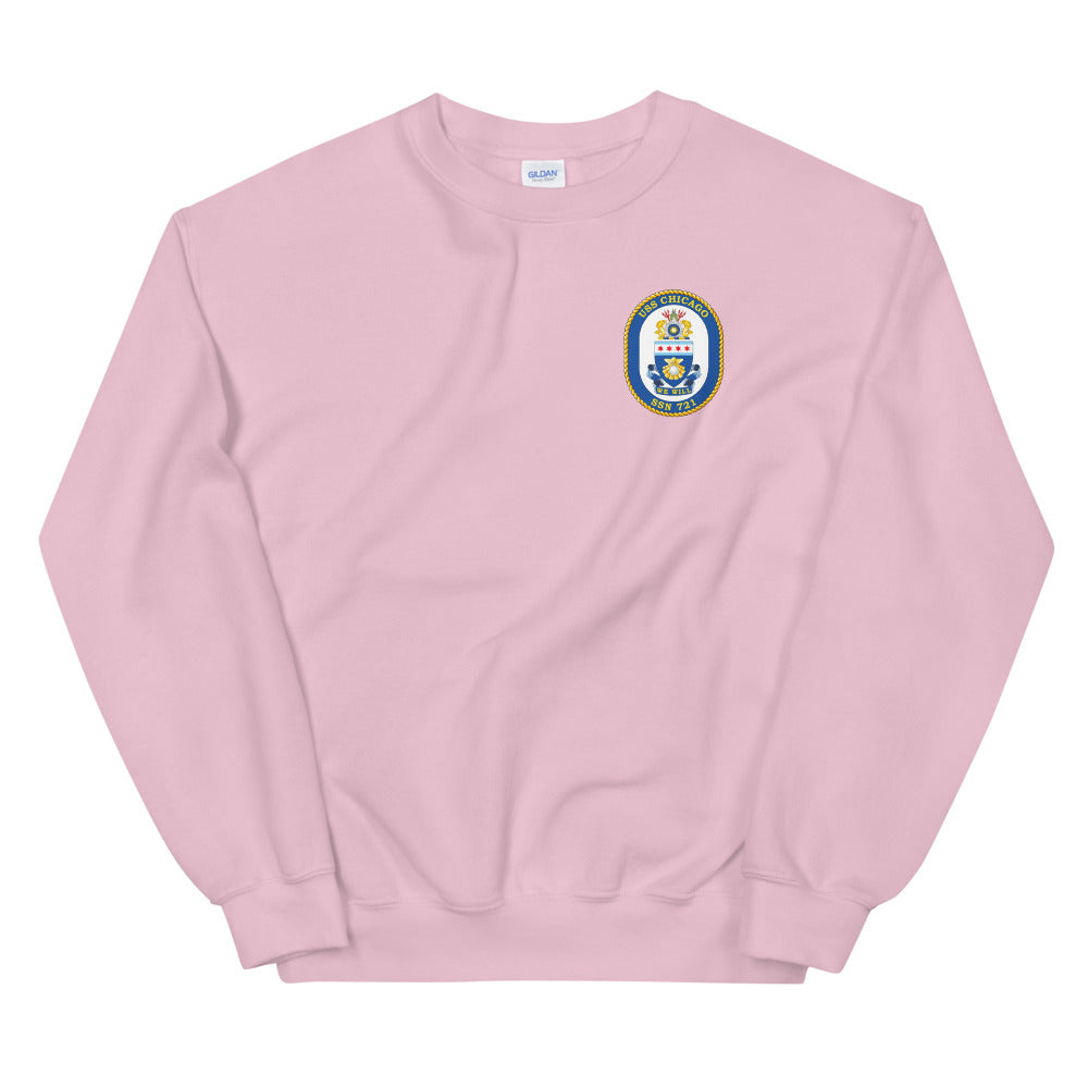 USS Chicago (SSN-721) Ship's Crest Sweatshirt