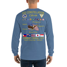 Load image into Gallery viewer, USS Constellation (CVA-64) 1973 Long Sleeve Cruise Shirt