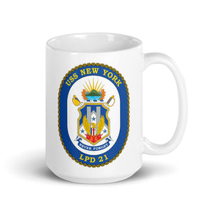 USS New York (LPD-21) Ship's Crest Mug