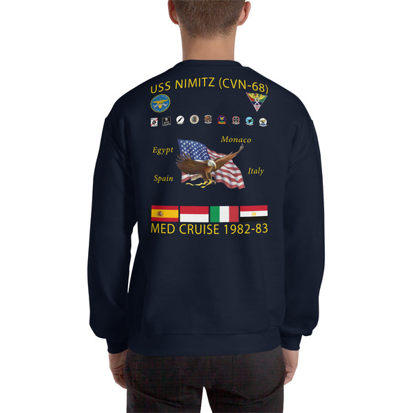 USS Nimitz (CVN-68) 1982-83 Cruise Sweatshirt