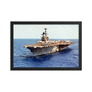 USS Independence (CV-62) Framed Ship Photo