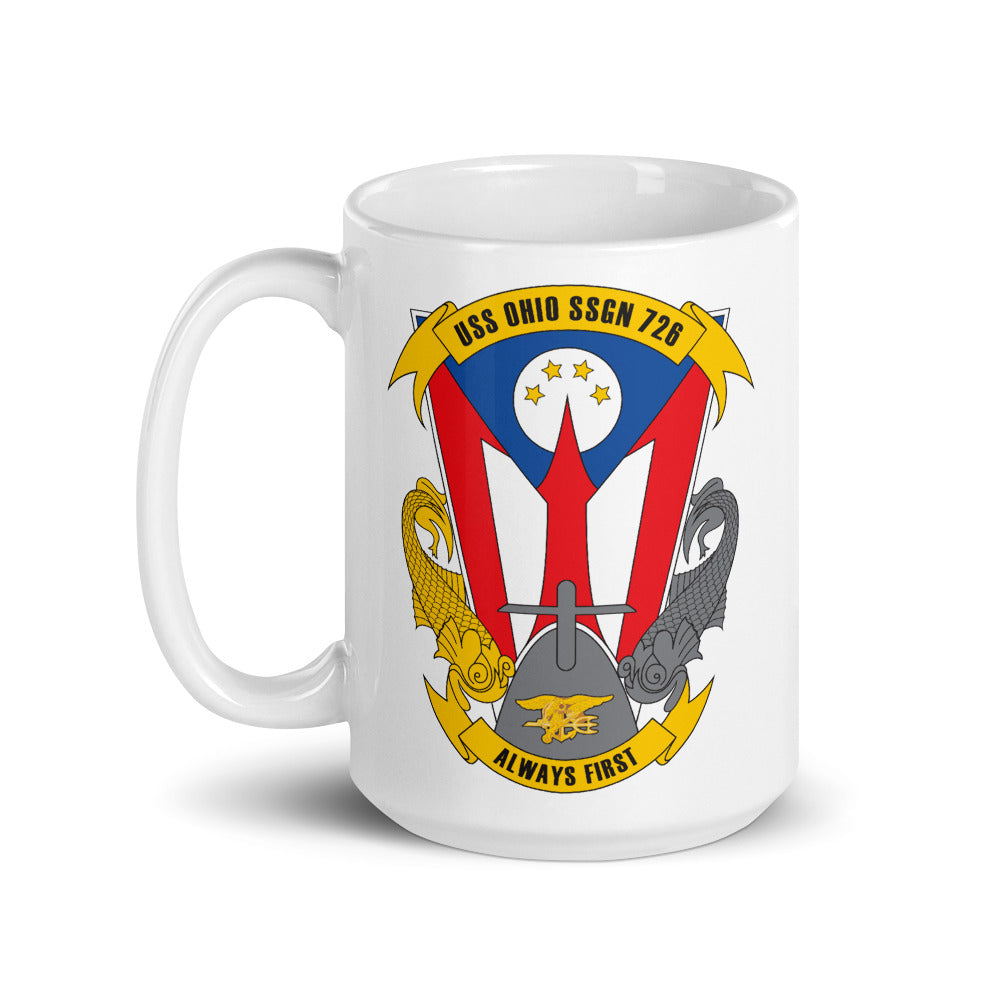USS Ohio (SSGN-726) Full Ship's Crest Mug