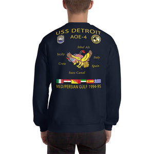 USS Detroit (AOE-4) 1994-95 Cruise Sweatshirt