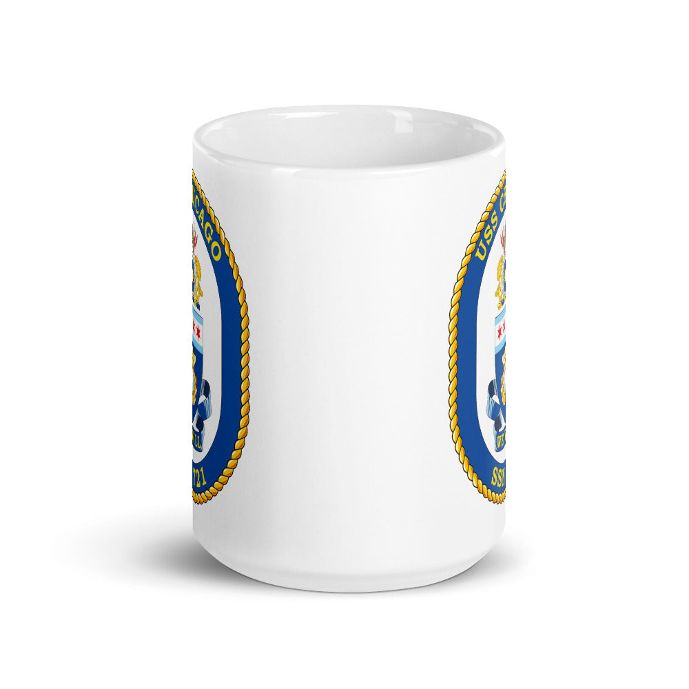 USS Chicago (SSN-721) Ship's Crest Mug