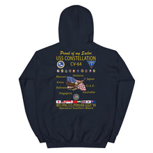 Load image into Gallery viewer, USS Constellation (CV-64) 1999 Cruise Hoodie - FAMILY