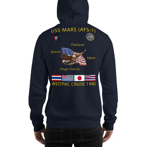 USS Mars (AFS-1) 1980 Cruise Hoodie