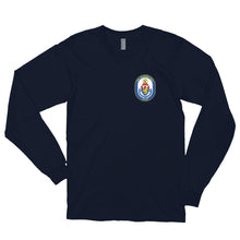 Load image into Gallery viewer, USS Bunker Hill (CG-52) Ship&#39;s Crest Long Sleeve Shirt