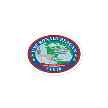 Load image into Gallery viewer, USS Ronald Reagan (CVN-76) Ship&#39;s Crest Vinyl Sticker