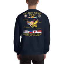Load image into Gallery viewer, USS New Jersey (BB-62) 1968-69 Cruise Sweatshirt