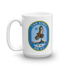 Load image into Gallery viewer, USS Iowa (BB-61) Ship&#39;s Crest Mug