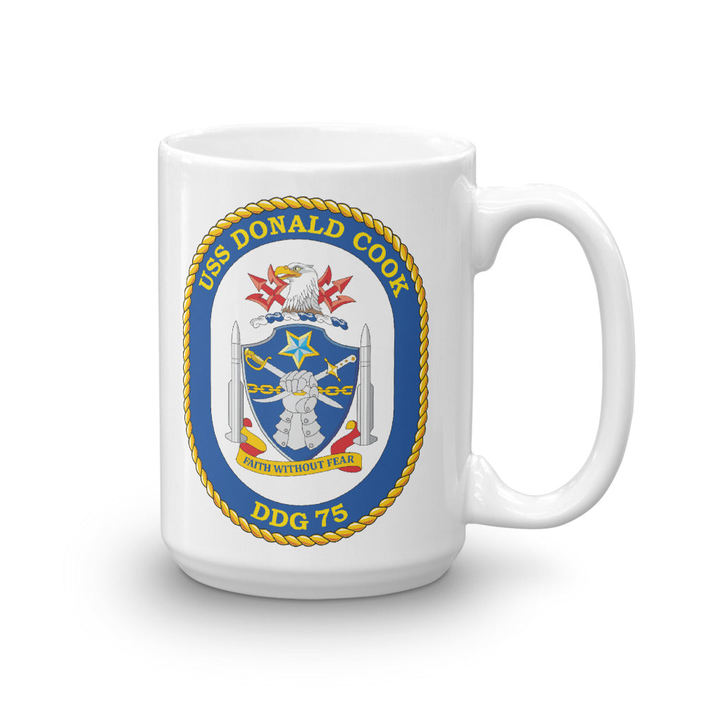 USS Donald Cook (DDG-75) Ship's Crest Mug