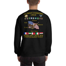 Load image into Gallery viewer, USS Dwight D. Eisenhower (CVN-69) 2016 Cruise Sweatshirt