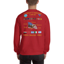 Load image into Gallery viewer, USS Dwight D. Eisenhower (CVN-69) 1982 Cruise Sweatshirt