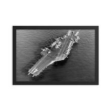 Load image into Gallery viewer, USS Kitty Hawk (CV-63) Framed Ship Photo