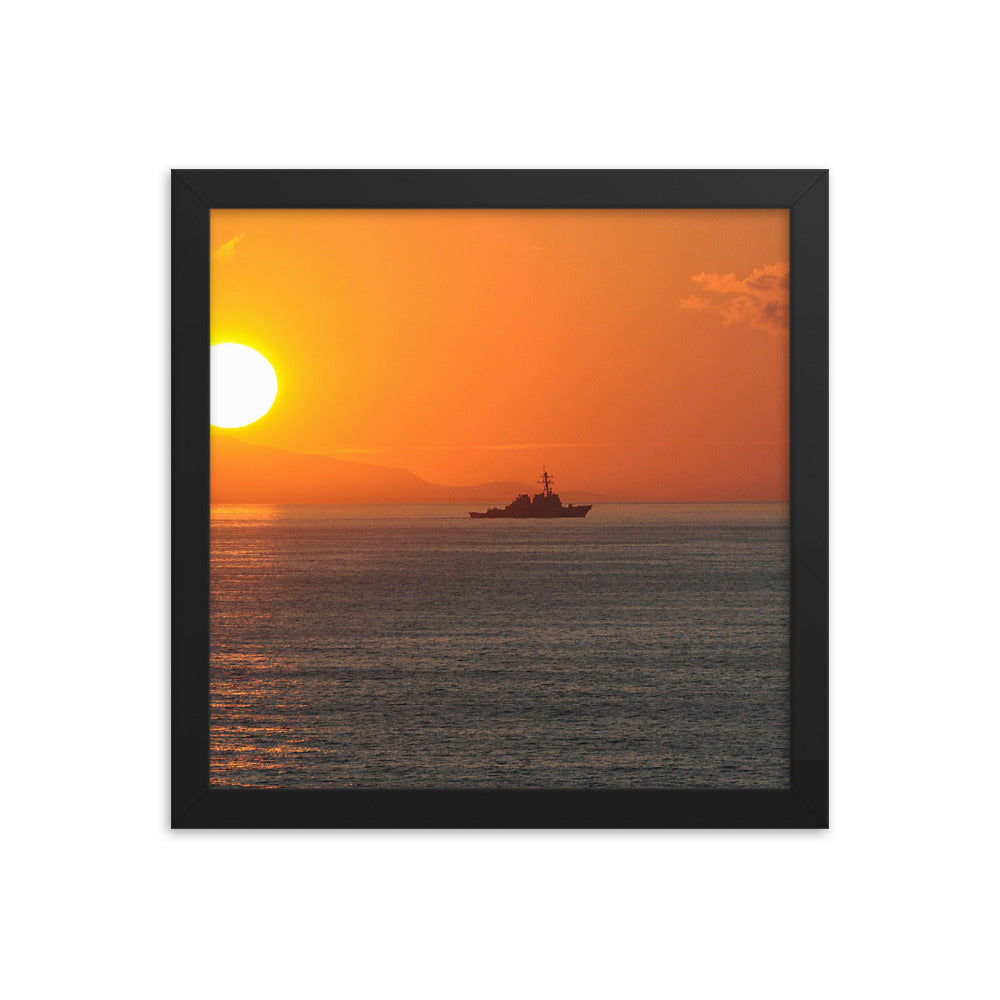 USS Higgins (DDG-76) Framed Ship Photo