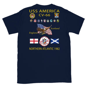 USS America (CV-66) 1982 Cruise Shirt