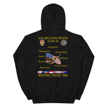 Load image into Gallery viewer, USS Belleau Wood (LHA-3) 1984 Cruise Hoodie