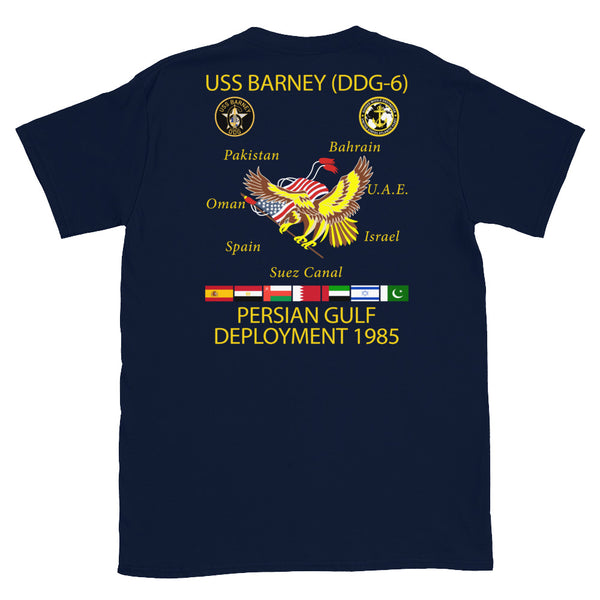 USS Barney (DDG-6) 1985 Cruise Shirt