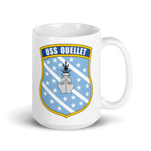 Load image into Gallery viewer, USS Ouellet (FF-1077) Ship&#39;s Crest Mug