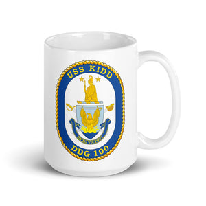 USS Kidd (DDG-100) Ship's Crest Mug
