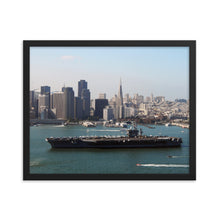 Load image into Gallery viewer, USS Nimitz (CVN-68) Framed Ship Photo - San Francisco