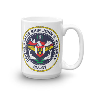 USS John F. Kennedy (CV-67) Ship's Crest Mug