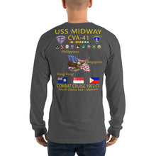 Load image into Gallery viewer, USS Midway (CVA-41) 1972-73 Long Sleeve Cruise Shirt