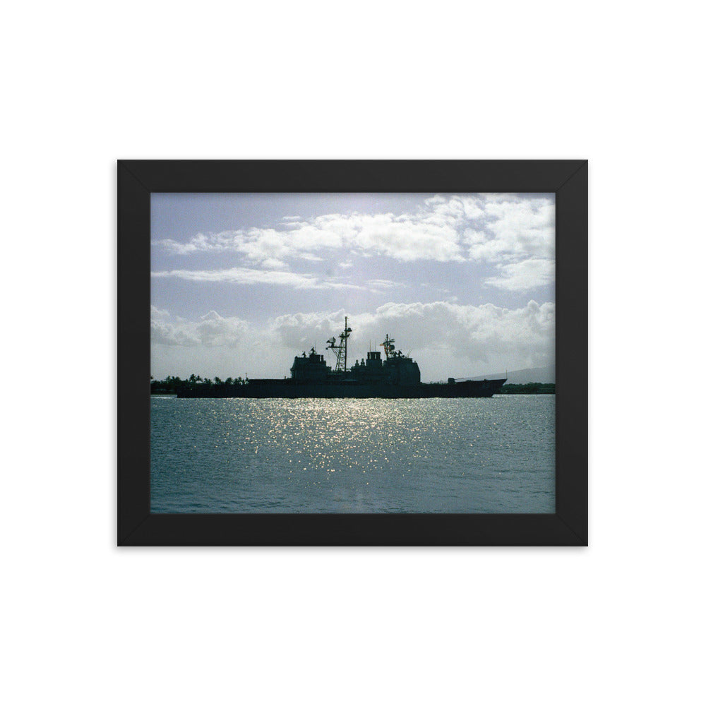USS Chosin (CG-65) Framed Ship Photo