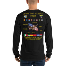 Load image into Gallery viewer, USS Theodore Roosevelt (CVN-71) 2005-06 Long Sleeve Cruise Shirt