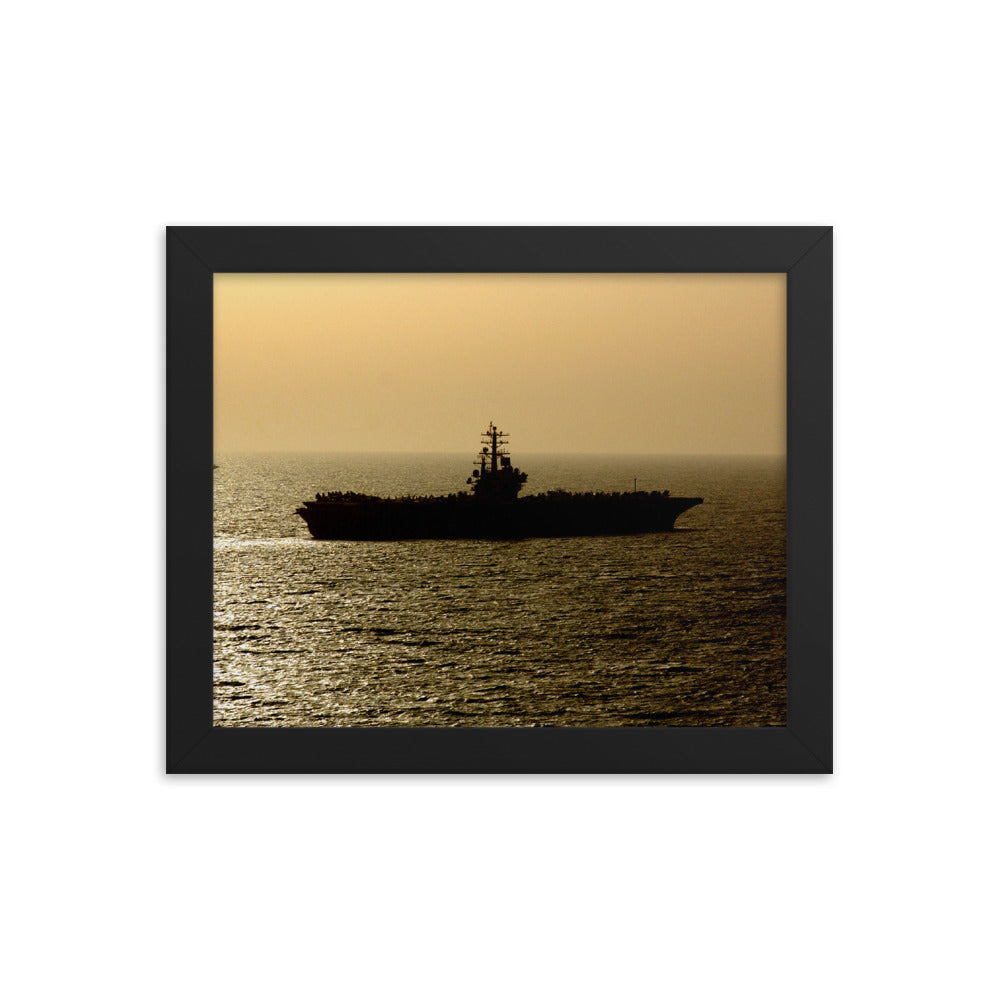 USS Ronald Reagan (CVN-76) Framed Ship Photo