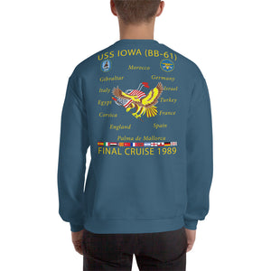 USS Iowa (BB-61) 1989 Cruise Sweatshirt