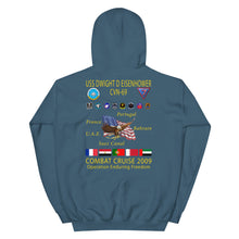 Load image into Gallery viewer, USS Dwight D. Eisenhower (CVN-69) 2009 Cruise Hoodie