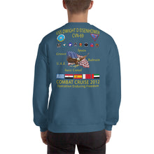 Load image into Gallery viewer, USS Dwight D. Eisenhower (CVN-69) 2012 Cruise Sweatshirt