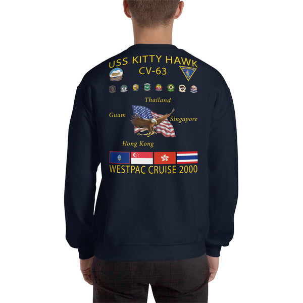 USS Kitty Hawk (CV-63) 2000 Cruise Sweatshirt